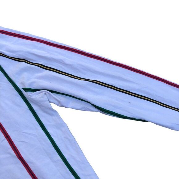 STRIPED Guess Shirt Guess Los Angeles White Medium Vertical - Picture 6 of 7